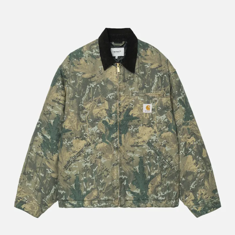 OG DETROIT JACKET (WINTER) - GREEN / BLACK CAMO COMBI made by Lapstone & Hammer