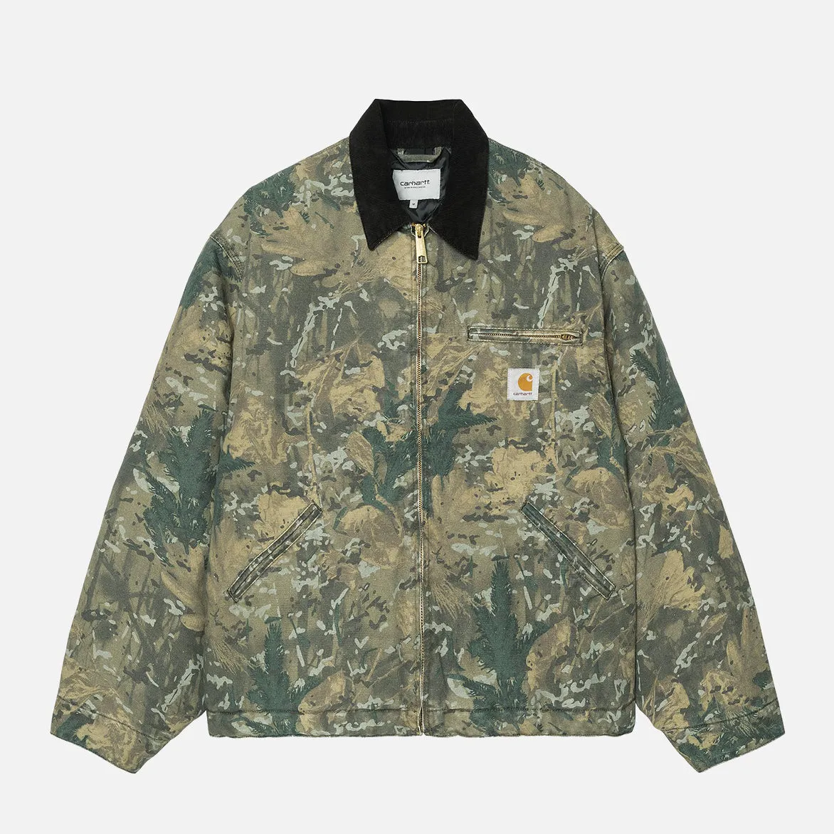 OG DETROIT JACKET (WINTER) - GREEN / BLACK CAMO COMBI sold by Lapstone & Hammer