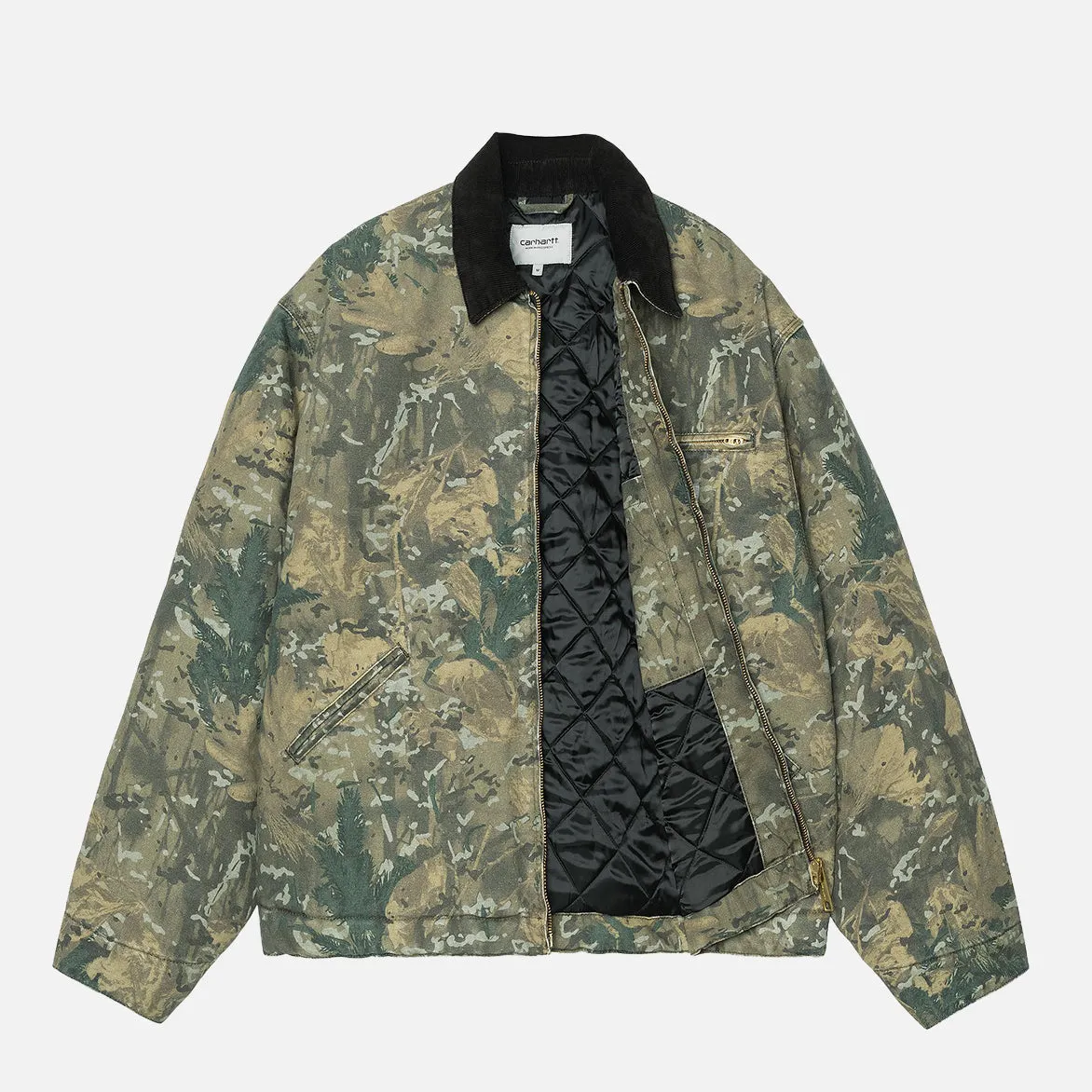 OG DETROIT JACKET (WINTER) - GREEN / BLACK CAMO COMBI sold by Lapstone & Hammer product image thumbnail 3