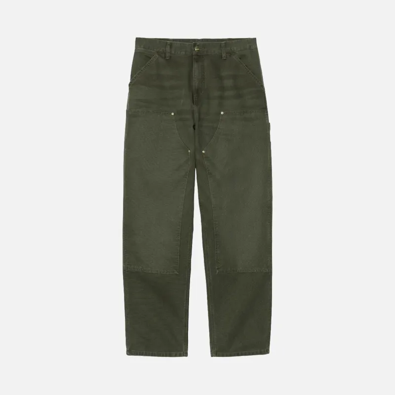 DOUBLE KNEE PANT - OLIVE (STONE CANVAS) sold by Lapstone & Hammer