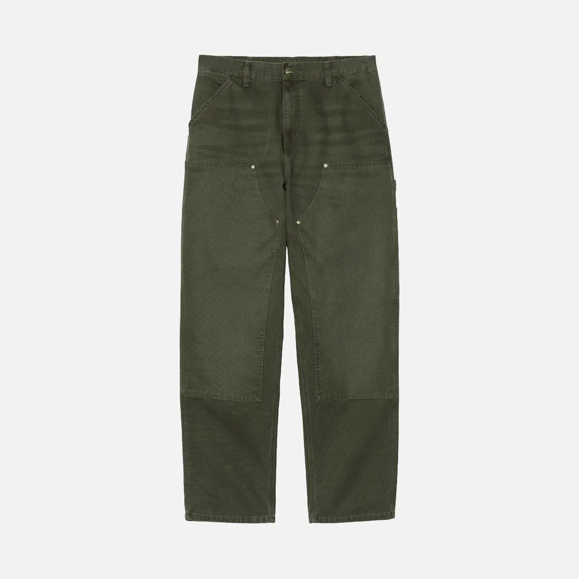 DOUBLE KNEE PANT - OLIVE (STONE CANVAS) sold by Lapstone & Hammer