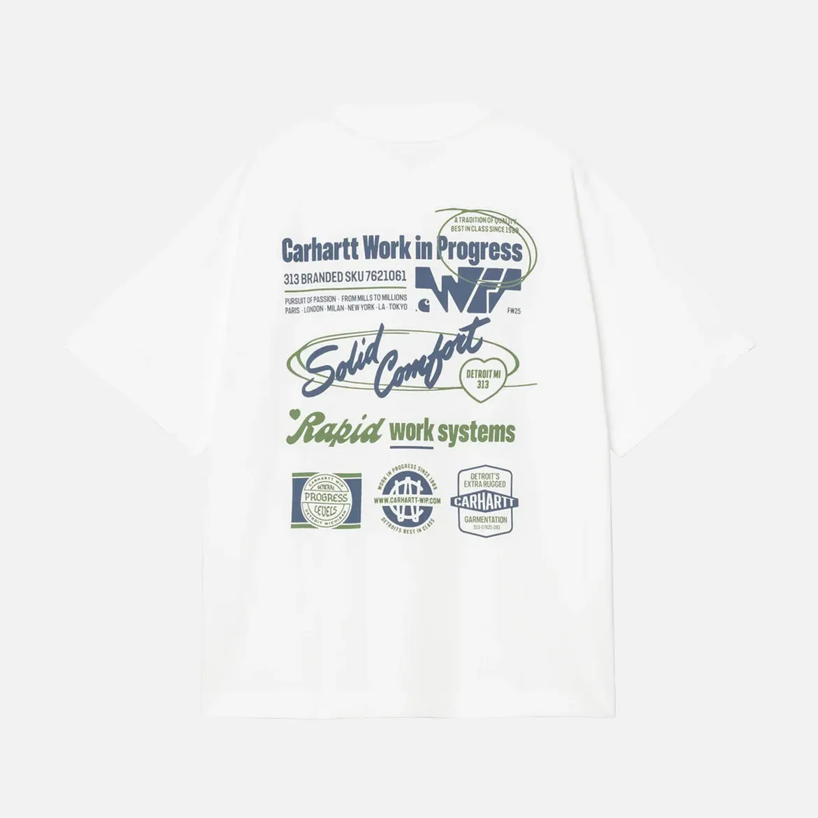 S/S NETWORKS T-SHIRT - WHITE sold by Lapstone & Hammer product image thumbnail 2