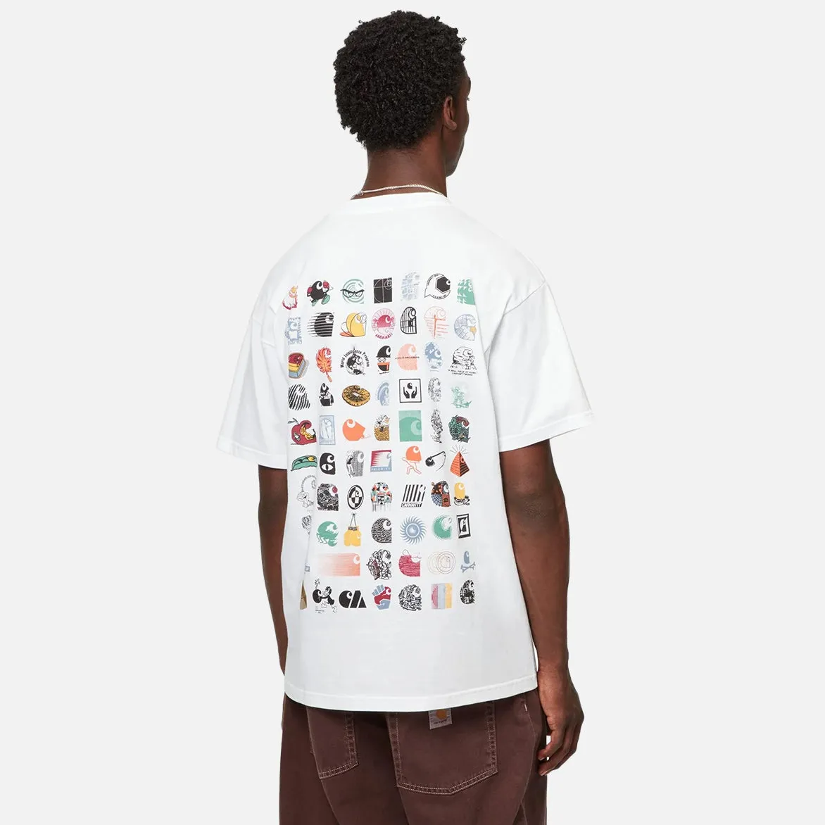 S/S C LOGO ARCHIVE T-SHIRT - WHITE sold by Lapstone & Hammer product image thumbnail 3