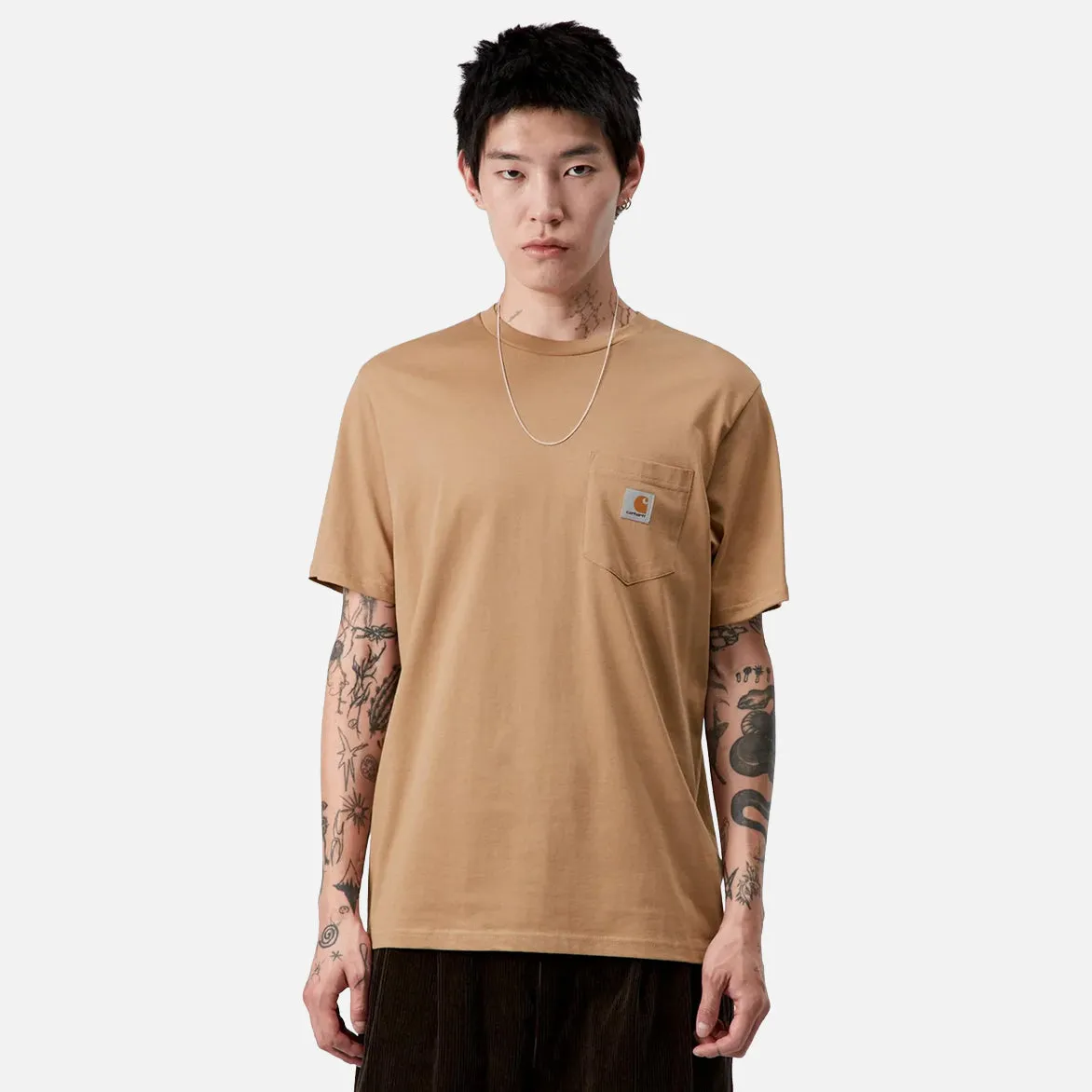 SS POCKET T-SHIRT - PEANUT sold by Lapstone & Hammer product image thumbnail 3