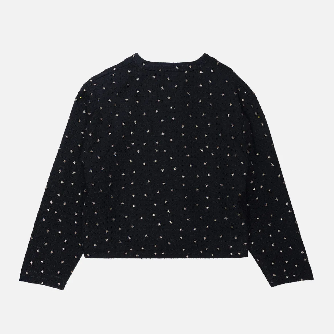 BEADED CARDIGAN - BLACK sold by Lapstone & Hammer product image thumbnail 2