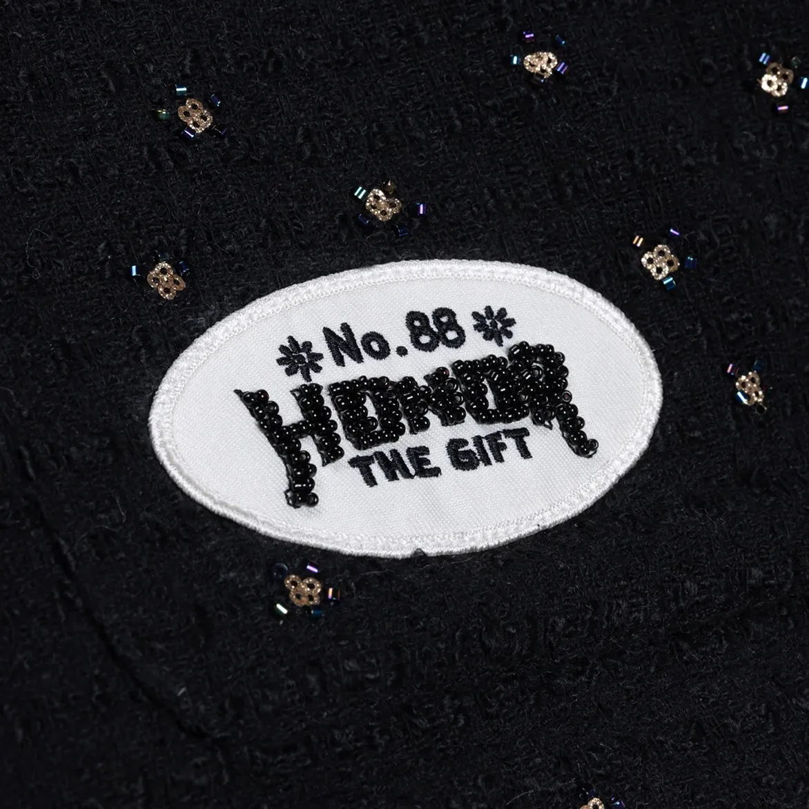 BEADED CARDIGAN - BLACK sold by Lapstone & Hammer product image thumbnail 4