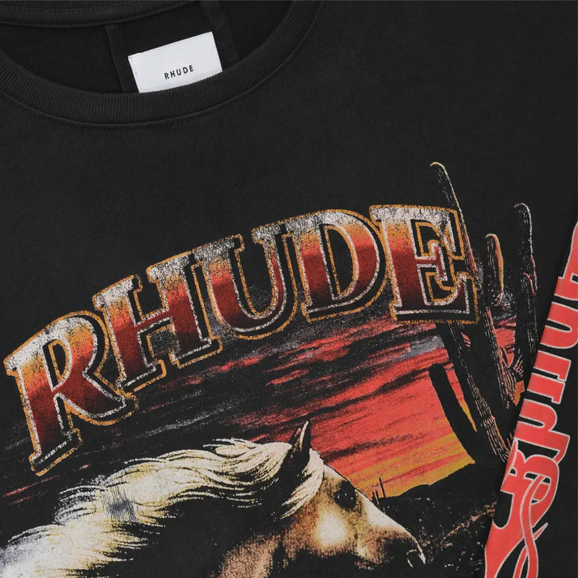 MESA STALLION LS TEE - VINTAGE BLACK sold by Lapstone & Hammer product image thumbnail 3