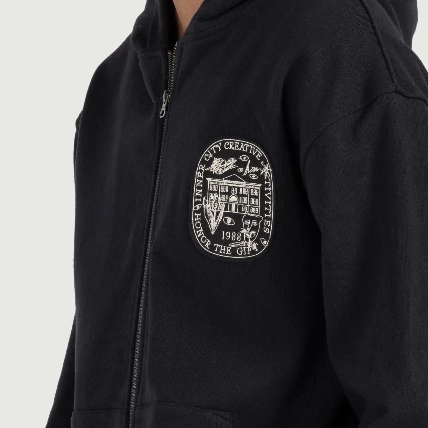 HONOR ART INSTITUTE HOODIE - BLACK sold by Lapstone & Hammer product image thumbnail 4