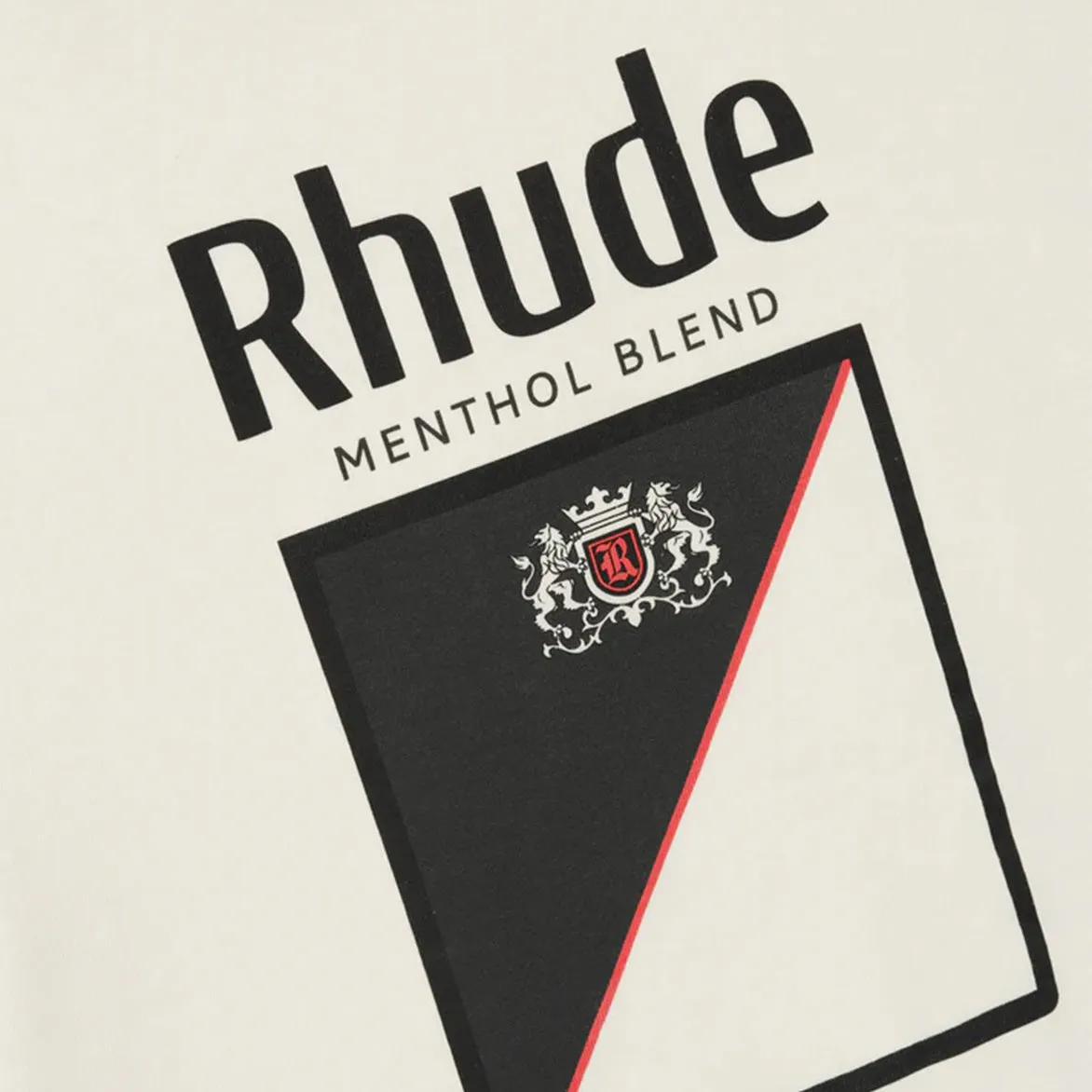 COLLINS FUMAR TEE - VINTAGE WHITE / BLACK / RED sold by Lapstone & Hammer product image thumbnail 3