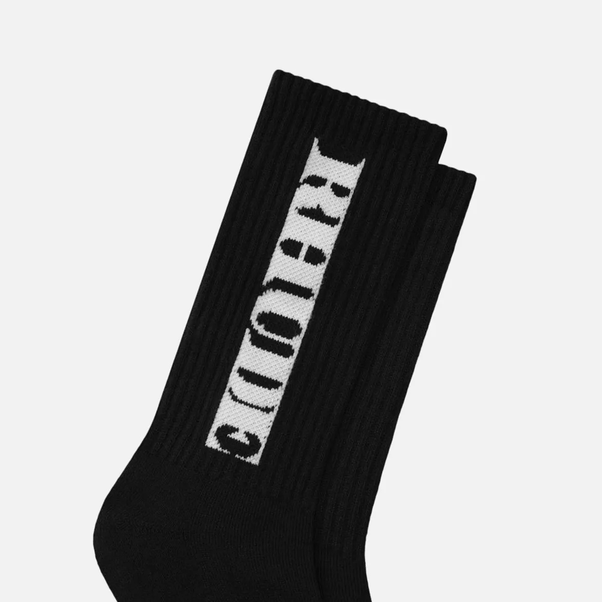 DINERO SOCK - BLACK / WHITE sold by Lapstone & Hammer product image thumbnail 2