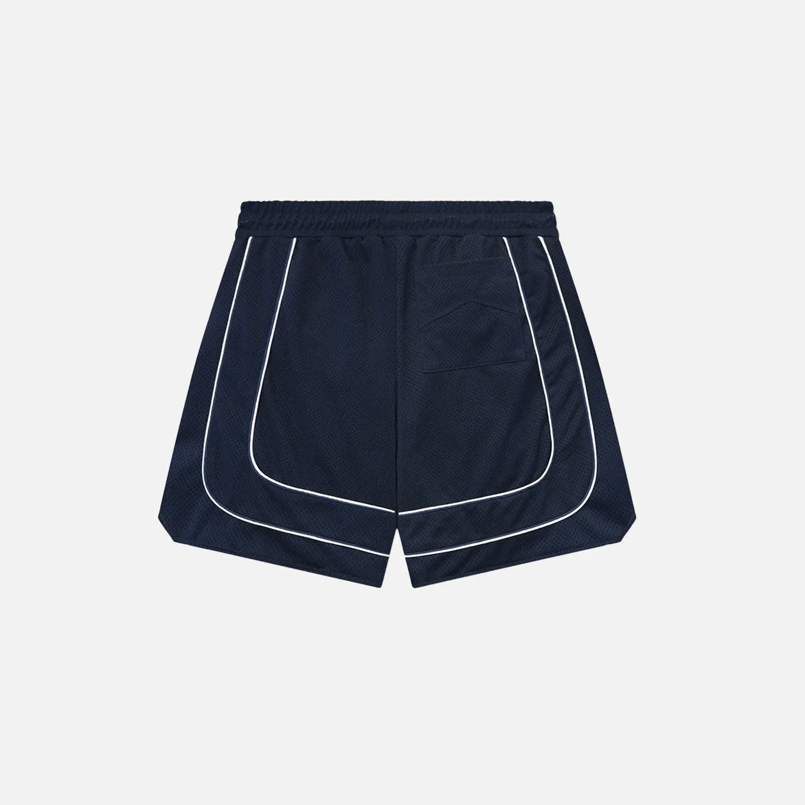 BAGGY COLLEGIATE LOGO SHORT - NAVY / CREAM sold by Lapstone & Hammer product image thumbnail 2