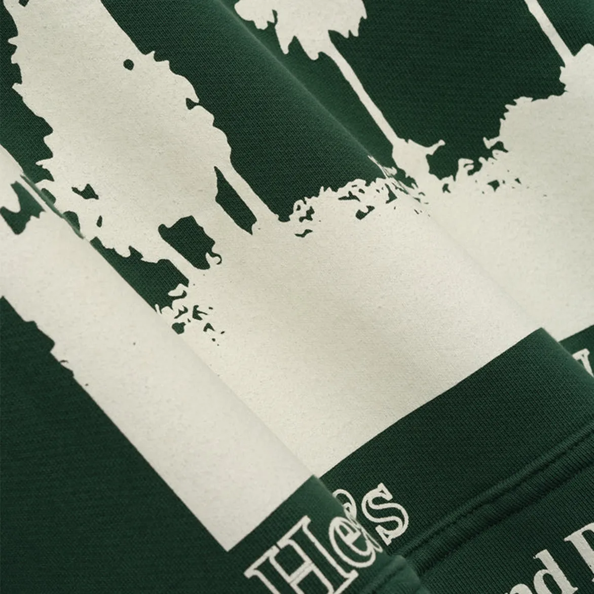 THOUSAND PALMS HOODIE - VINTAGE FOREST GREEN / WHITE sold by Lapstone & Hammer product image thumbnail 4