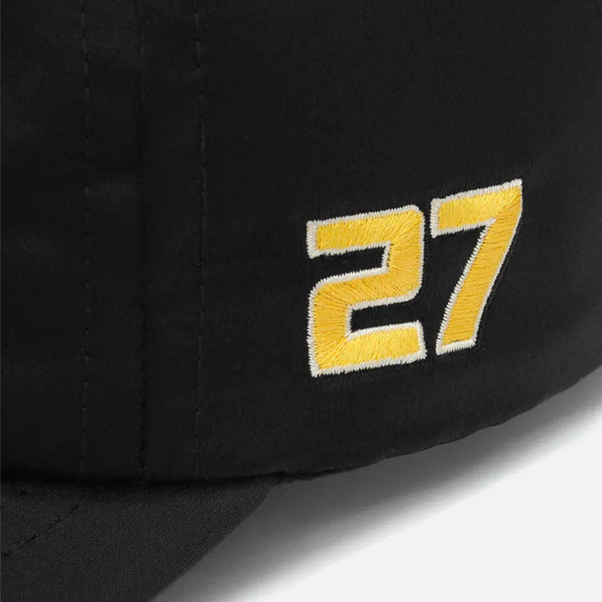 RHUDE SPORTS CLUB CURVED BRIM HAT - BLACK sold by Lapstone & Hammer product image thumbnail 5