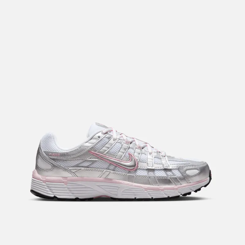 WMNS P-6000 - WHITE / METALLIC SILVER / ELEMENTAL PINK made by Nike