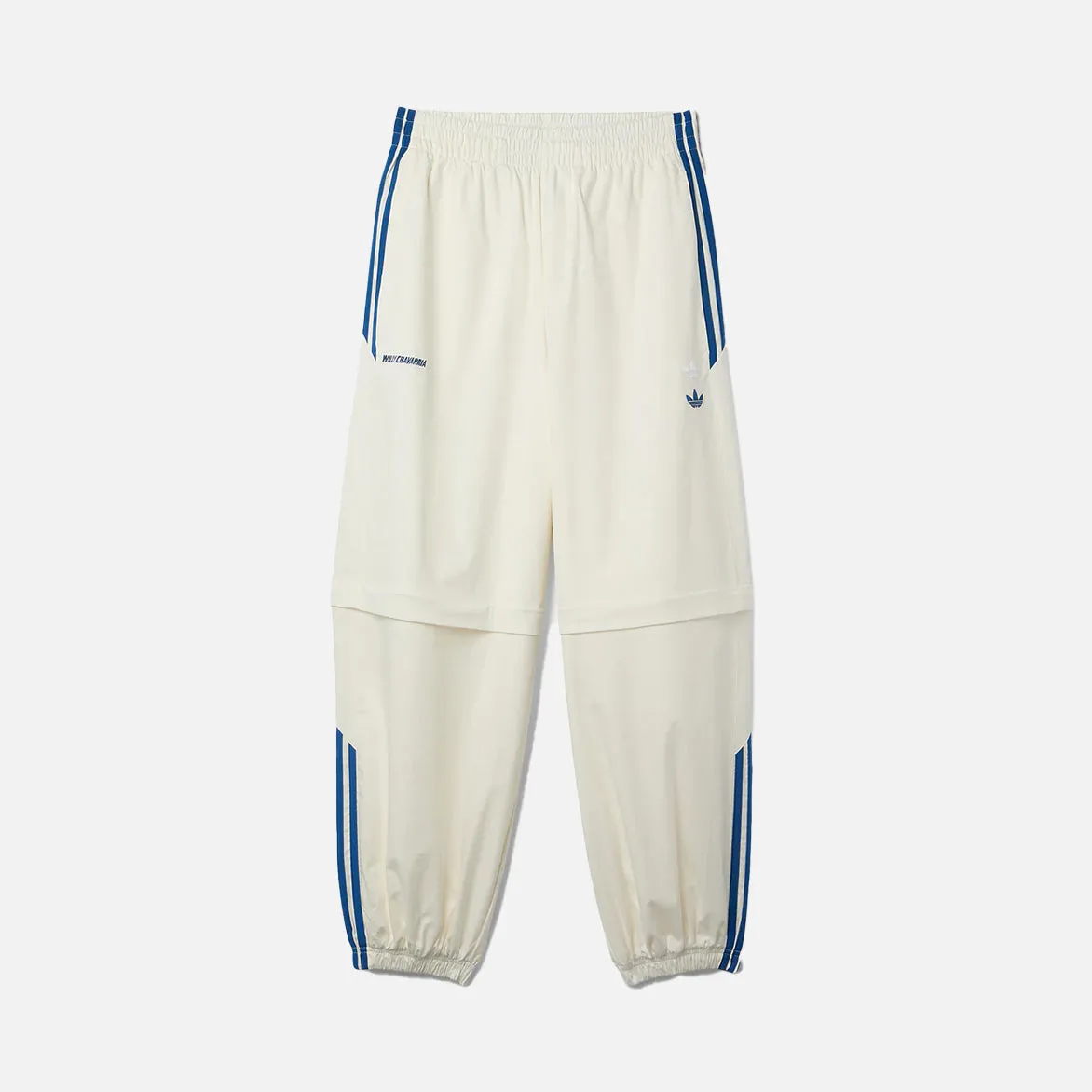 WILLY CHAVARRIA X ADIDAS POPLIN TRACK PANT - OFF WHITE sold by Lapstone & Hammer