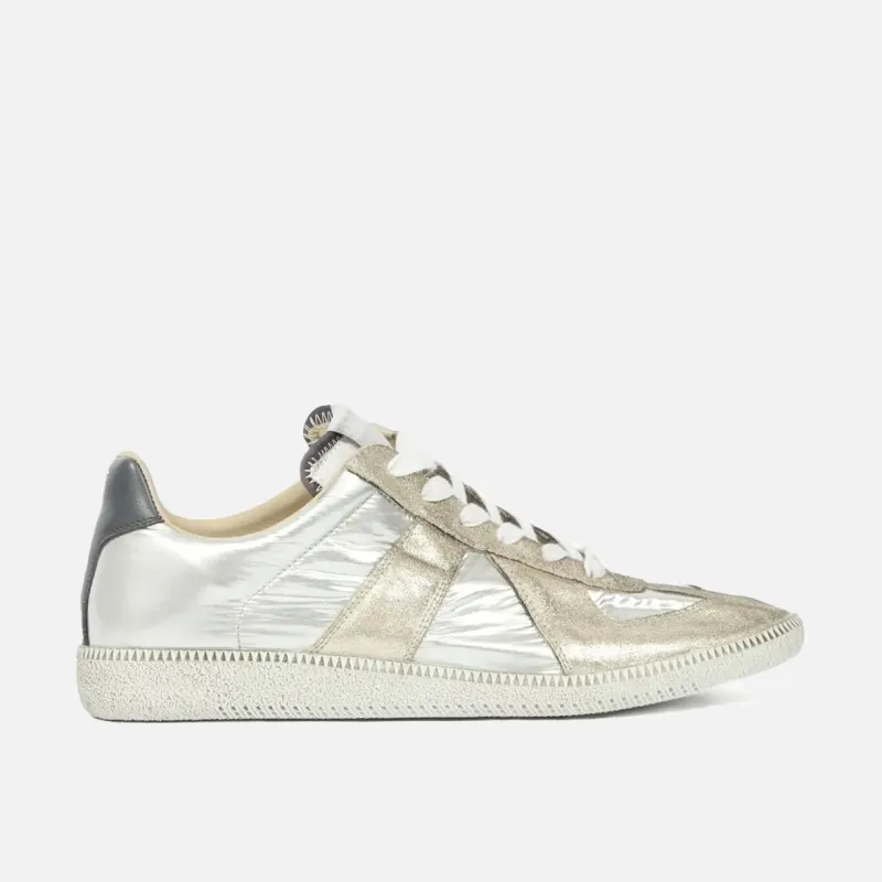 REPLICA SNEAKERS - SILVER IRIDECENT sold by Lapstone & Hammer