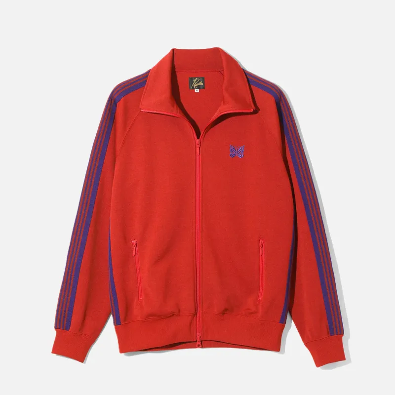 TRACK JACKET POLY SMOOTH - RED sold by Lapstone & Hammer