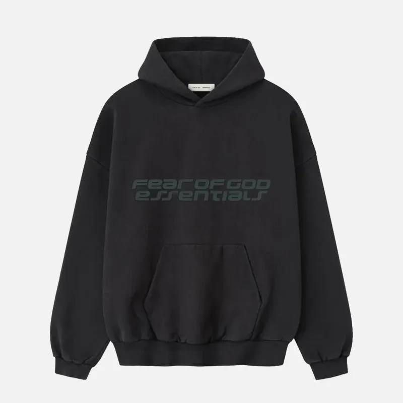 HEAVY FLEECE 90S HOODIE - VINTAGE BLACK sold by Lapstone & Hammer