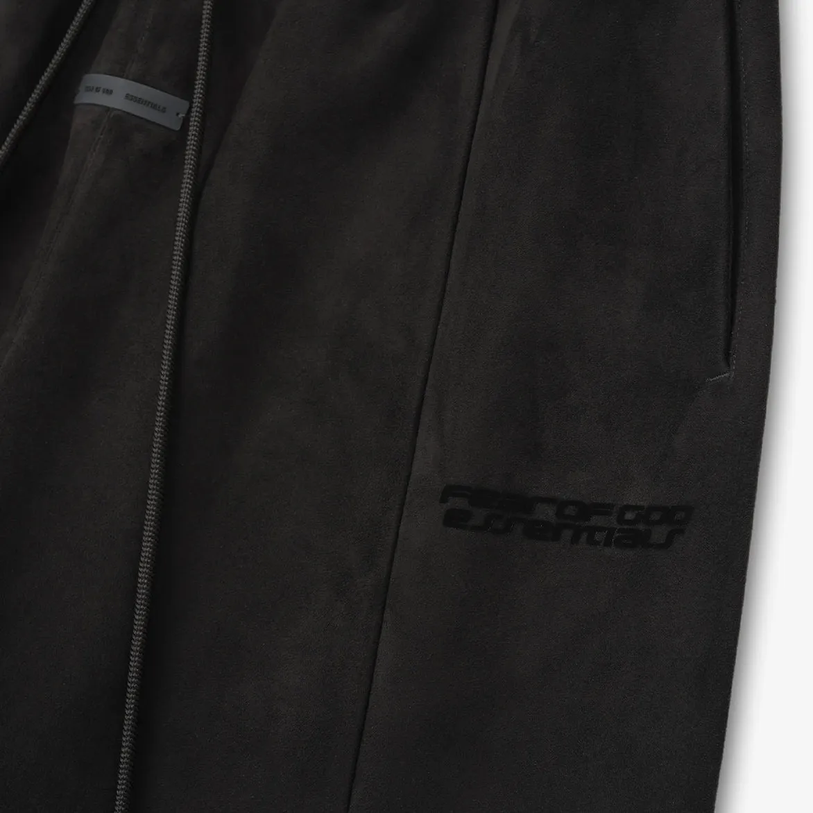 SUEDE FLEECE FLARE PANT - VINTAGE BLACK sold by Lapstone & Hammer product image thumbnail 3
