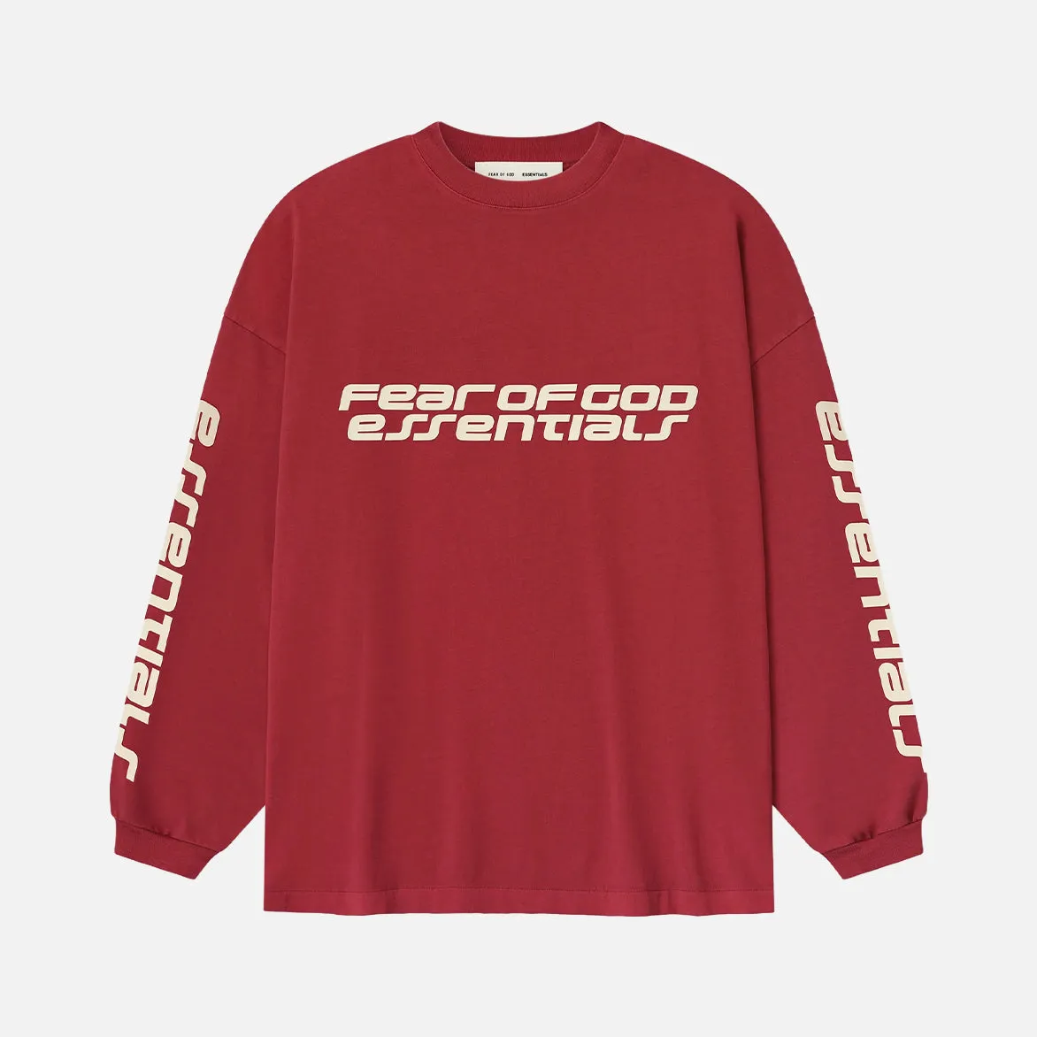 90'S LONG SLEEVE TEE - CRIMSON sold by Lapstone & Hammer