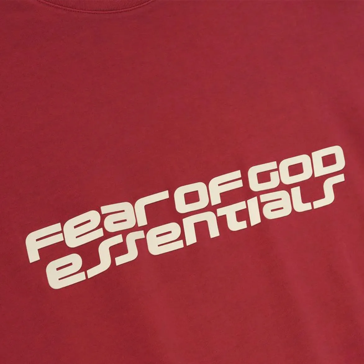 90'S LONG SLEEVE TEE - CRIMSON sold by Lapstone & Hammer product image thumbnail 3