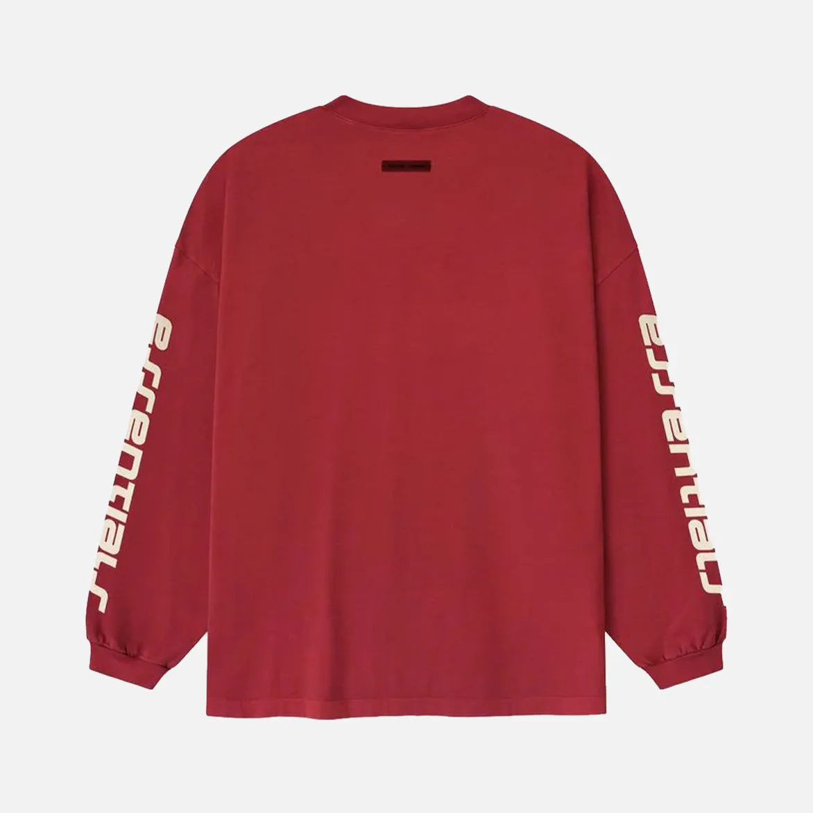 90'S LONG SLEEVE TEE - CRIMSON sold by Lapstone & Hammer product image thumbnail 2