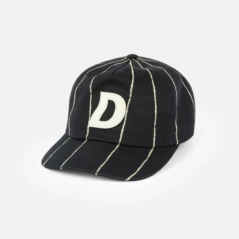 PINSTRIPED WORKER CAP - BLACK sold by Lapstone & Hammer