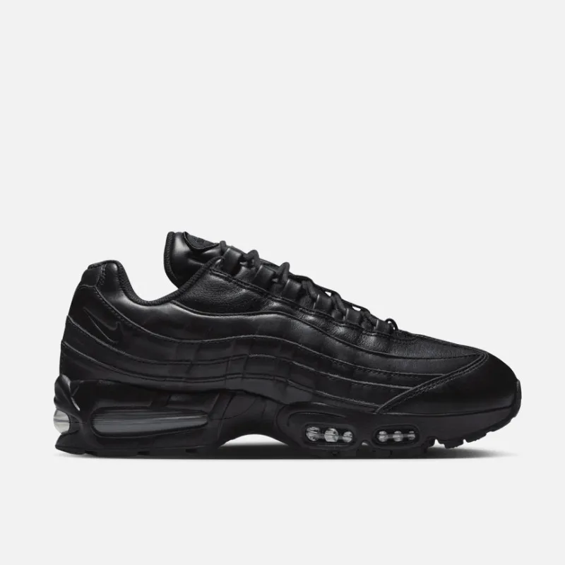 AIR MAX 95 BIG BUBBLE QS "BLACK LEATHER" sold by Lapstone & Hammer
