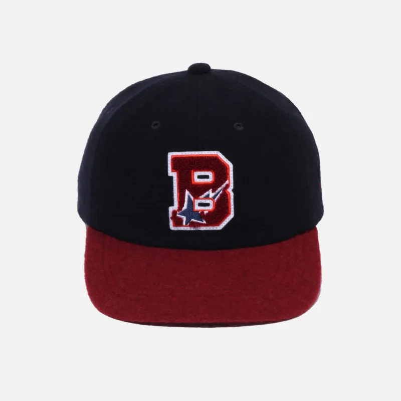 VARSITY LOGO WOOL CAP - NAVY made by Bape