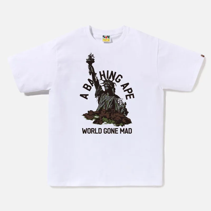 STATUE OF LIBERTY TEE - WHITE sold by Lapstone & Hammer