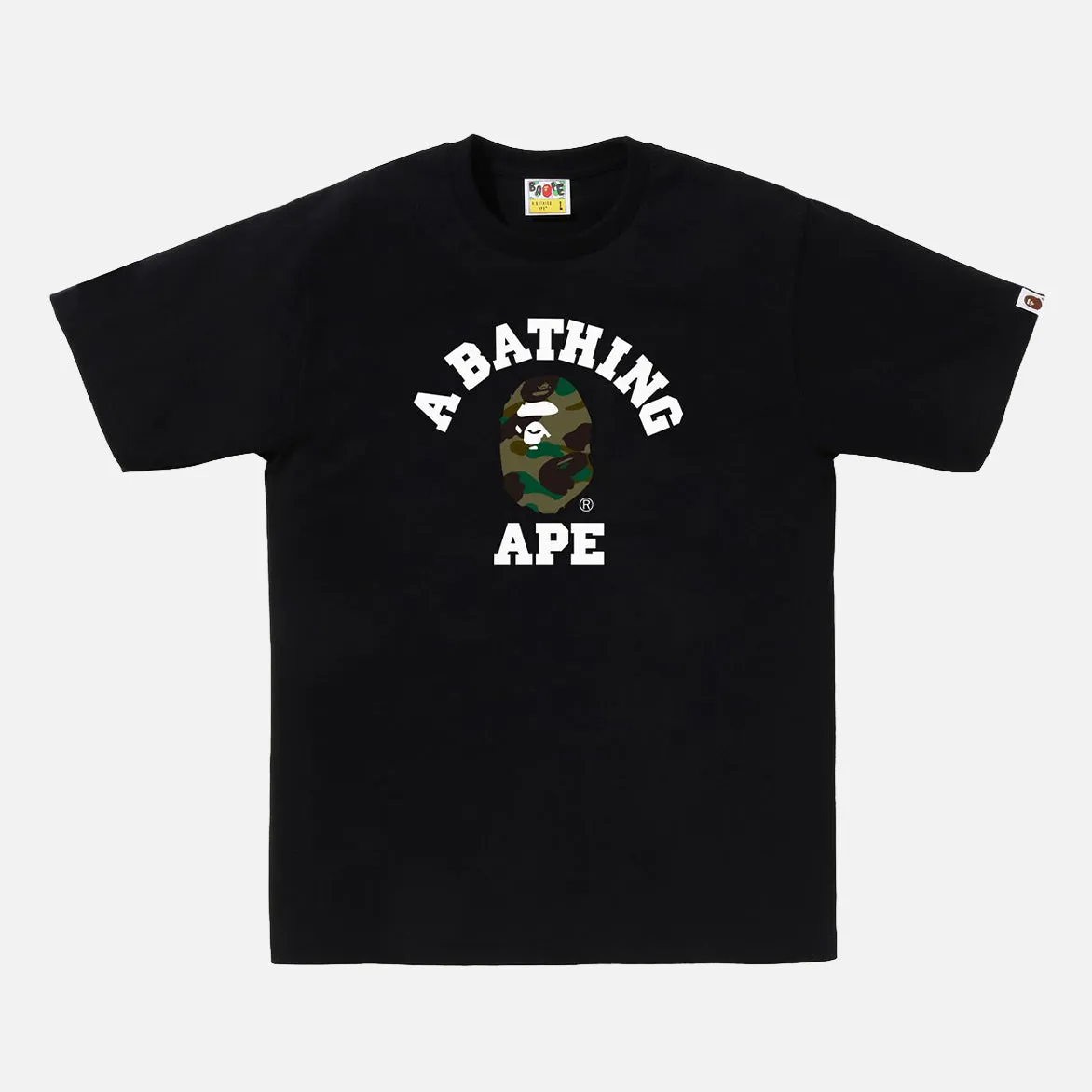 1ST CAMO COLLEGE TEE - BLACK / GREEN sold by Lapstone & Hammer