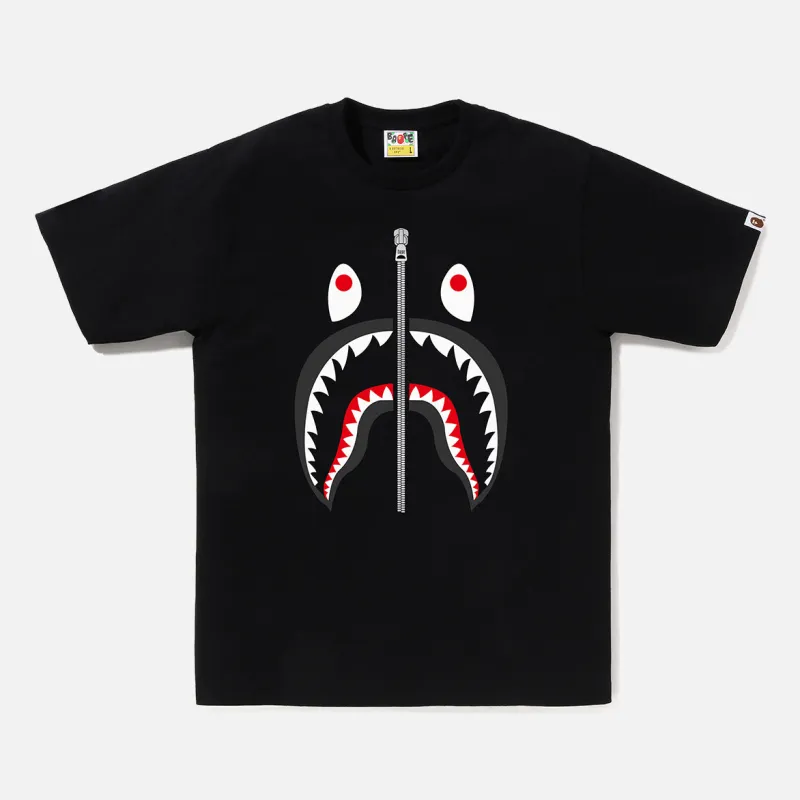 SHARK TEE - BLACK sold by Lapstone & Hammer