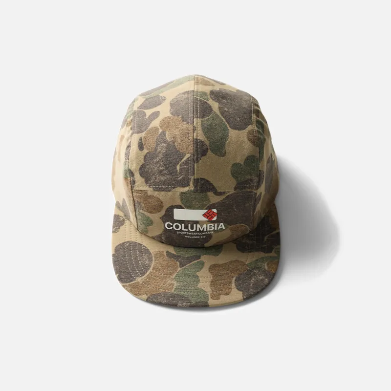 CSC1938 V1 5 PANEL HAT - BRITISH TAN DUCK CAMO made by Columbia