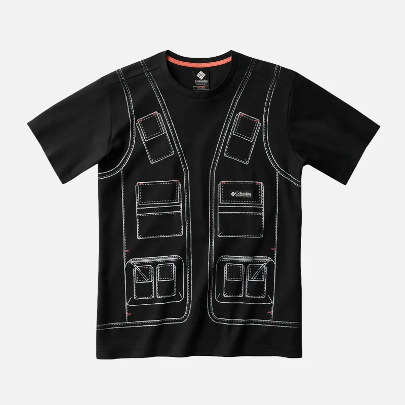 CSC1938 V1 SHORT SLEEVE "VEST" TEE - BLACK made by Columbia