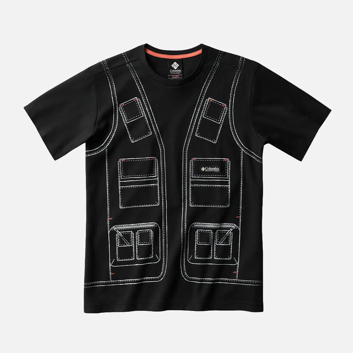 CSC1938 V1 SHORT SLEEVE "VEST" TEE - BLACK sold by Lapstone & Hammer