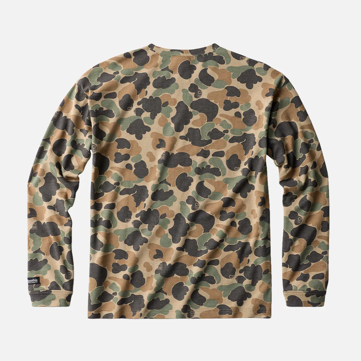 CSC1938 V1 PRINTED LONG SLEEVE TEE - BRITISH TAN DUCK CAMO sold by Lapstone & Hammer product image thumbnail 2