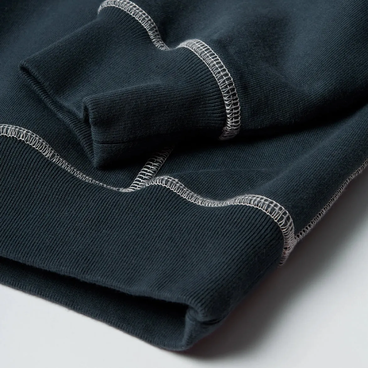 CIRCLED SCRIPT LOGO HOODED SWEATSHIRT - BLUE sold by Lapstone & Hammer product image thumbnail 3