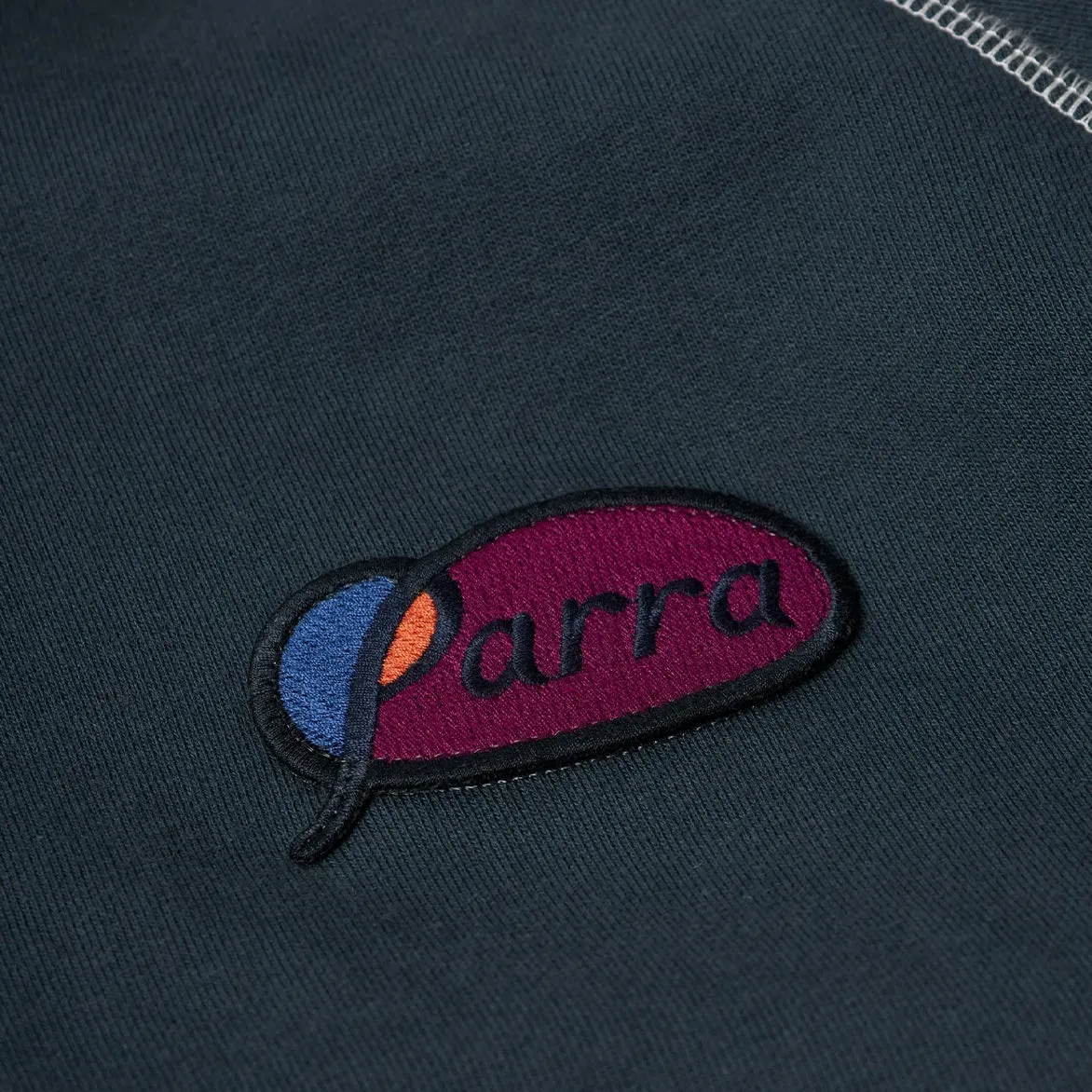 CIRCLED SCRIPT LOGO HOODED SWEATSHIRT - BLUE sold by Lapstone & Hammer product image thumbnail 4