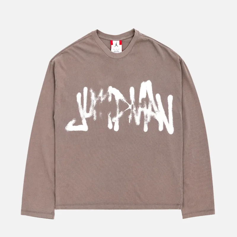 JORDAN IH JUMPMAN L/S TEE - CAVE STONE sold by Lapstone & Hammer