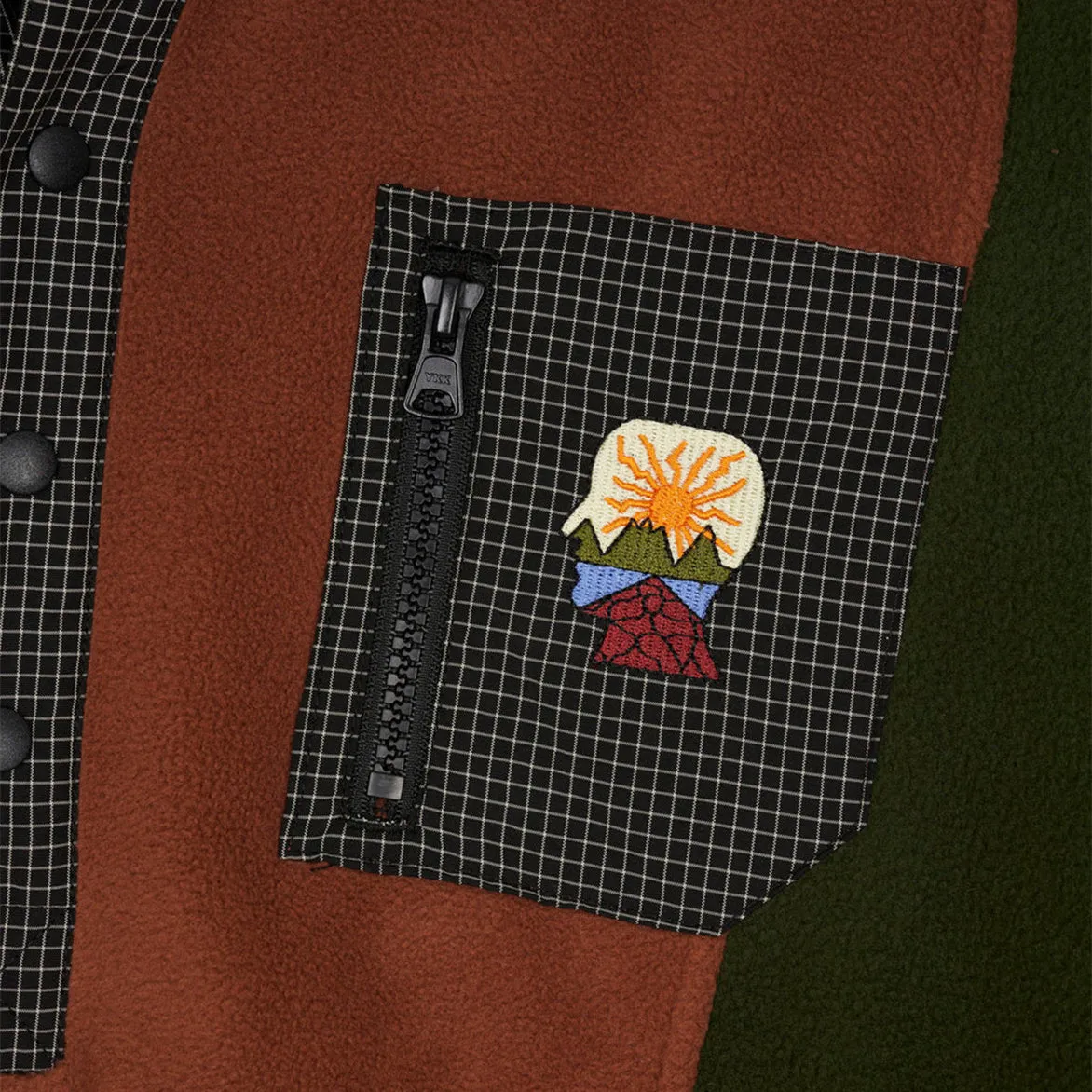 EQUIPMENT RIPSTOP PULLOVER FLEECE JACKET - NAVY sold by Lapstone & Hammer product image thumbnail 3