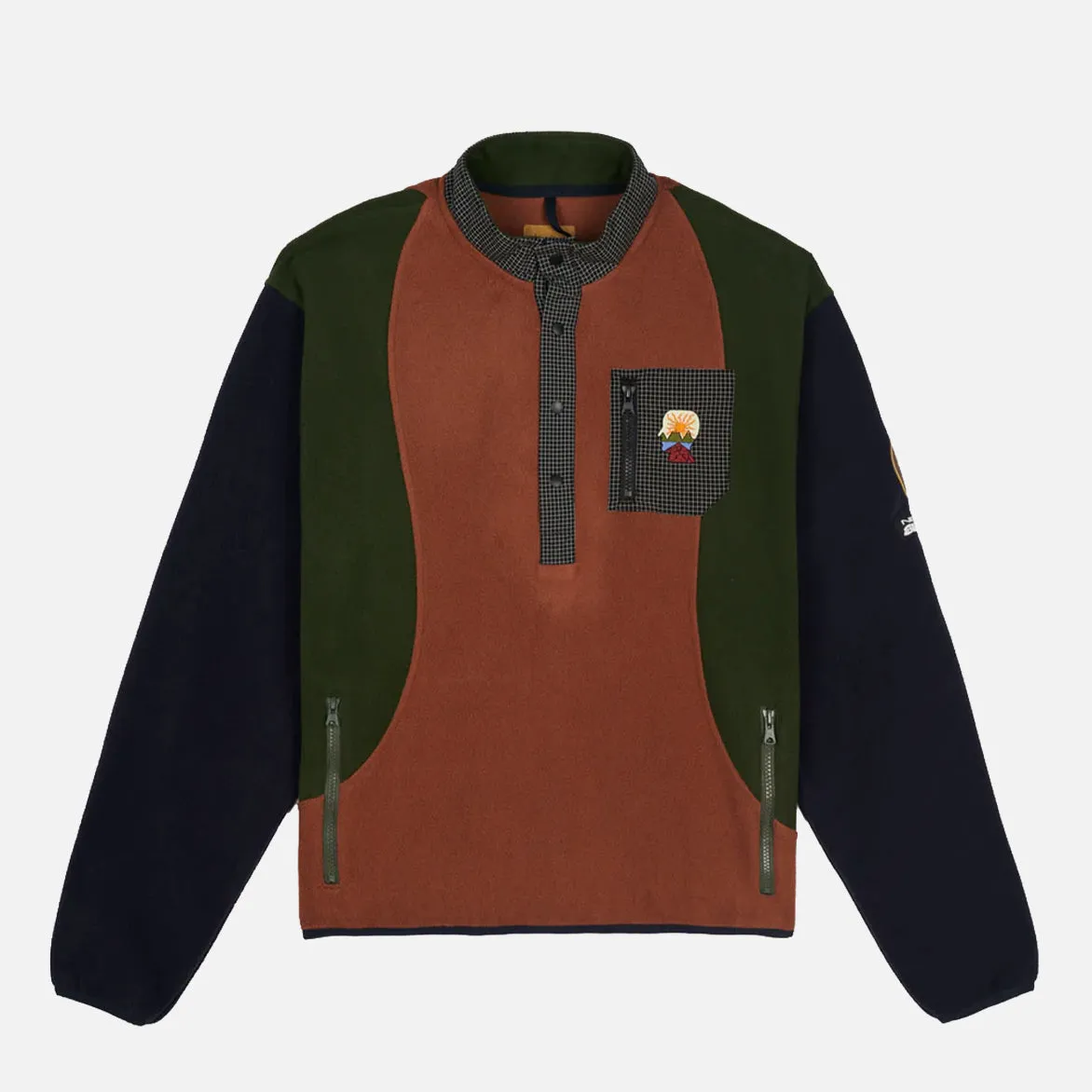 EQUIPMENT RIPSTOP PULLOVER FLEECE JACKET - NAVY sold by Lapstone & Hammer