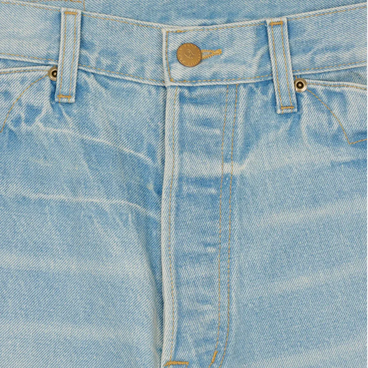 TYPE 00 15OZ SELVEDGE DENIM PANT - LIGHT WASH INDIGO sold by Lapstone & Hammer product image thumbnail 3