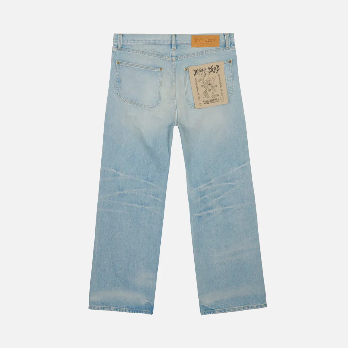 TYPE 00 15OZ SELVEDGE DENIM PANT - LIGHT WASH INDIGO sold by Lapstone & Hammer product image thumbnail 2