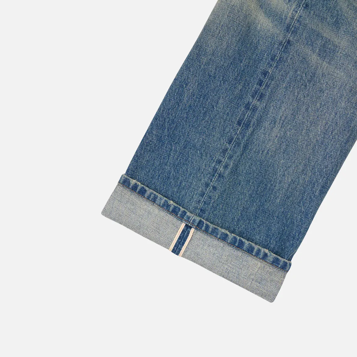 TYPE 00 15OZ SELVEDGE DENIM PANT - WASHED INDIGO sold by Lapstone & Hammer product image thumbnail 5