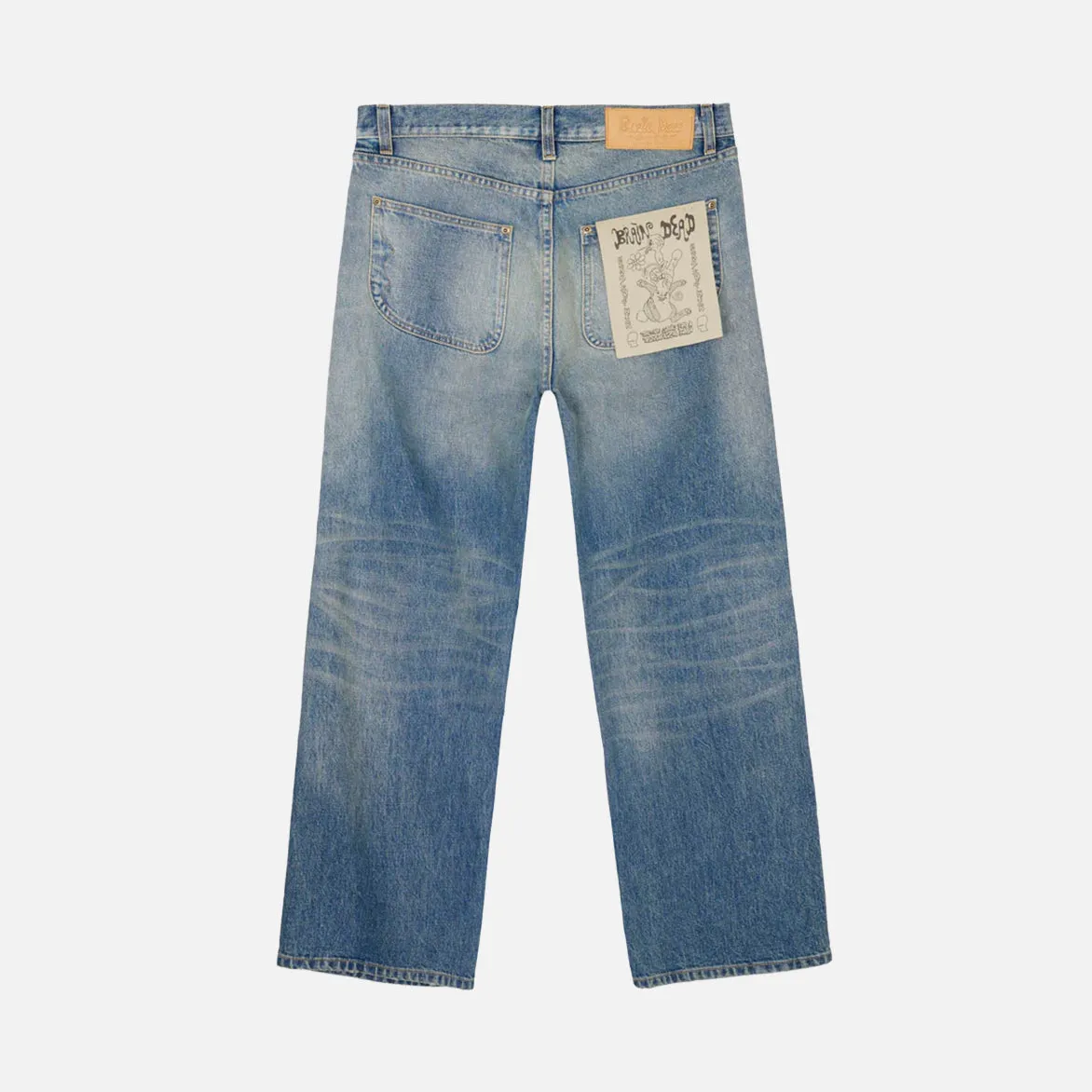 TYPE 00 15OZ SELVEDGE DENIM PANT - WASHED INDIGO sold by Lapstone & Hammer product image thumbnail 2