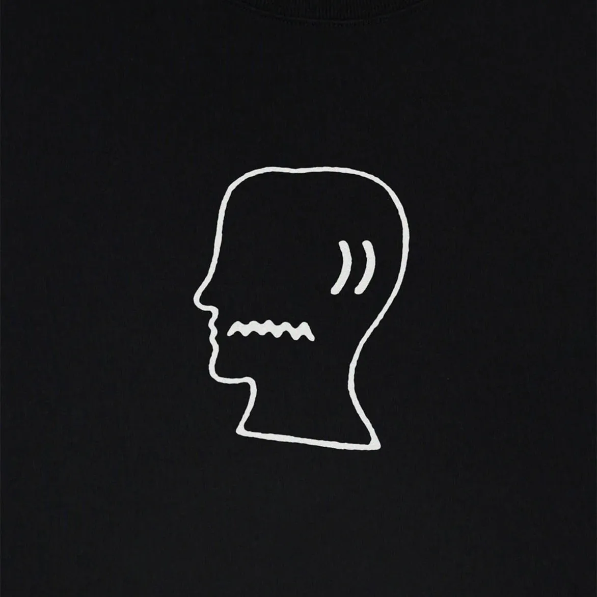 BRAIN DEAD LOGO HEAD T-SHIRT - BLACK sold by Lapstone & Hammer product image thumbnail 3