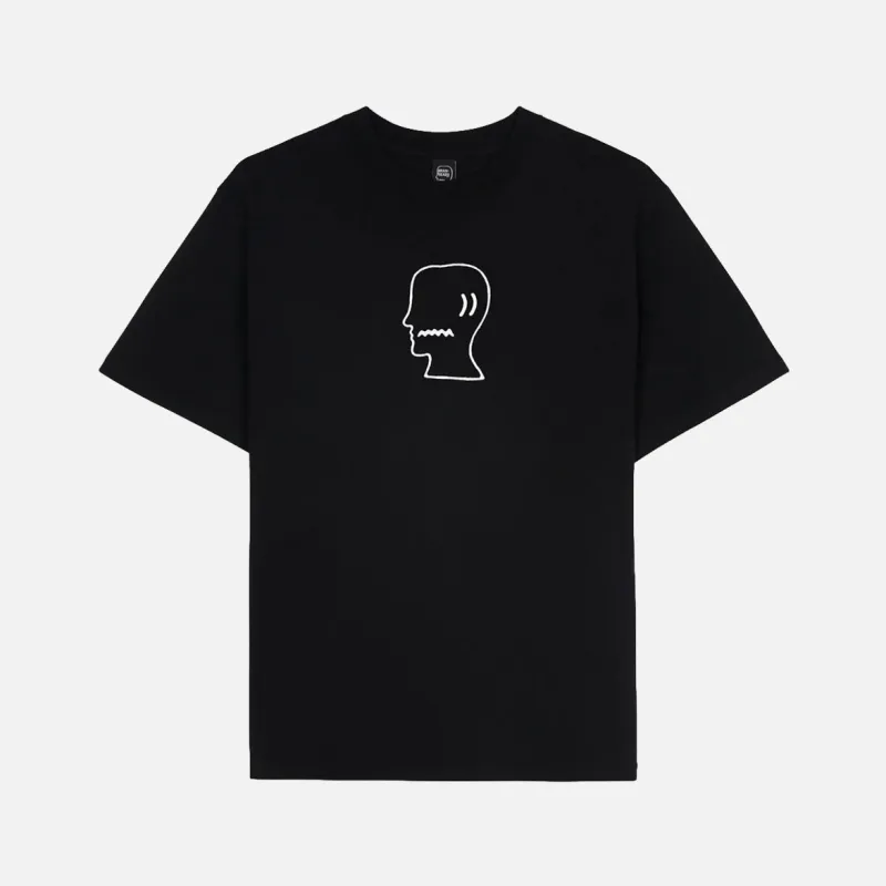 BRAIN DEAD LOGO HEAD T-SHIRT - BLACK made by Brain Dead
