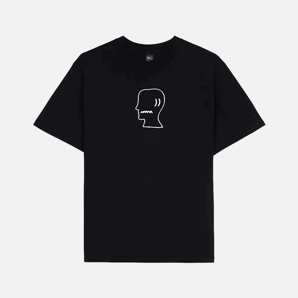 BRAIN DEAD LOGO HEAD T-SHIRT - BLACK sold by Lapstone & Hammer
