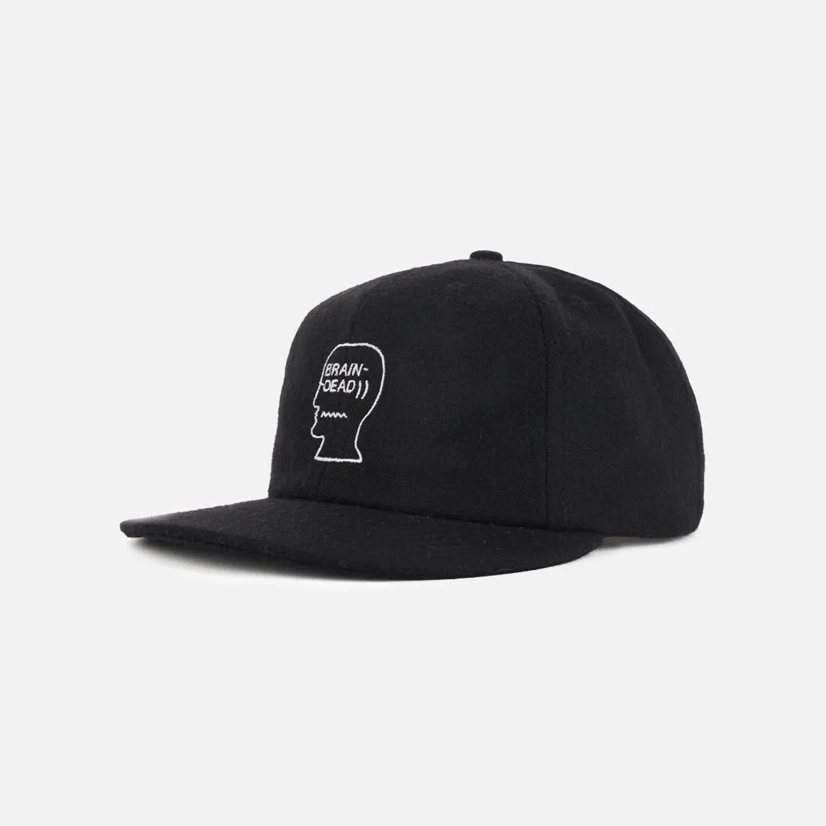 FLANNEL CLASSIC LOGOHEAD 6 PANEL - BLACK sold by Lapstone & Hammer product image thumbnail 3