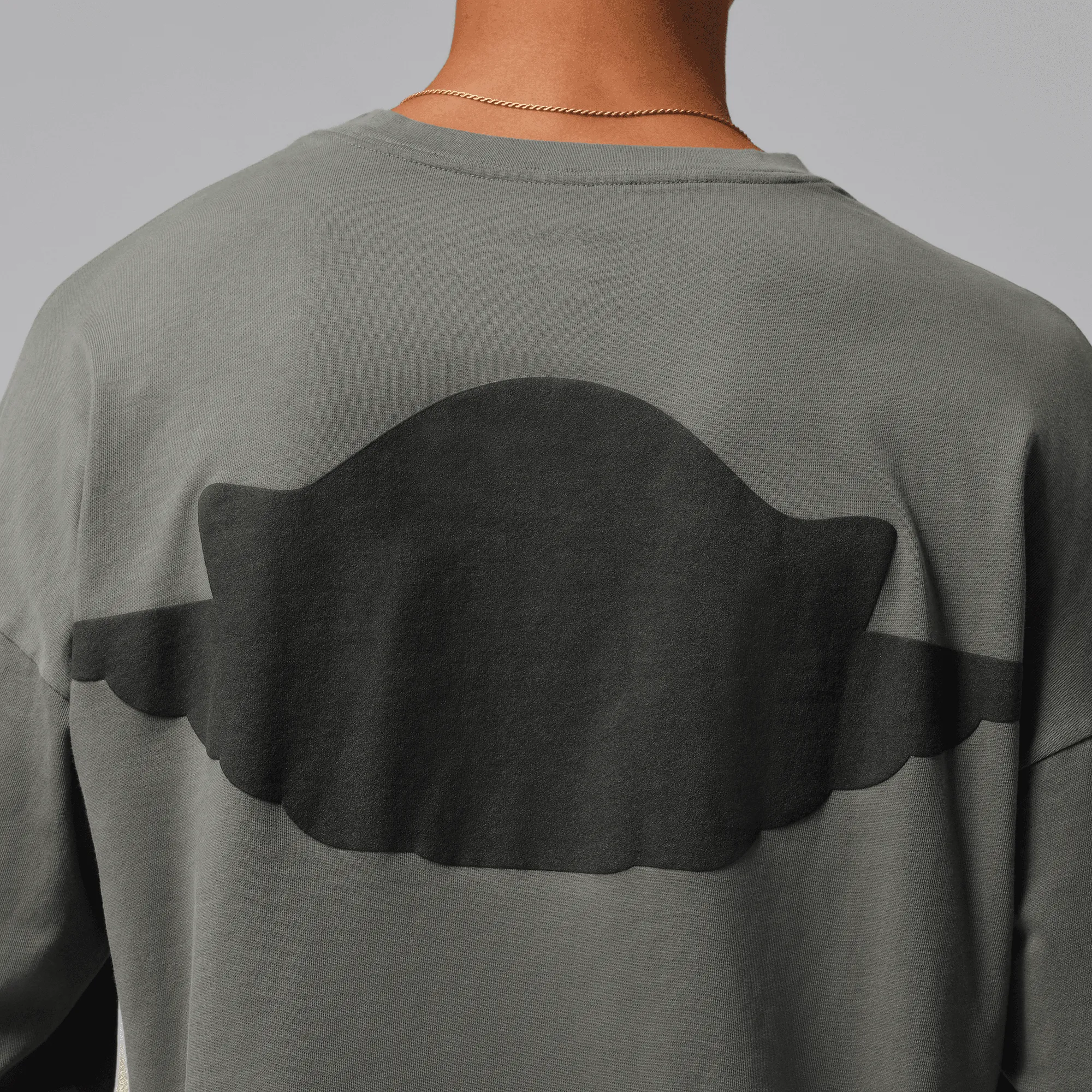MJ WINGS L/S TEE - RIVER ROCK sold by Lapstone & Hammer product image thumbnail 4